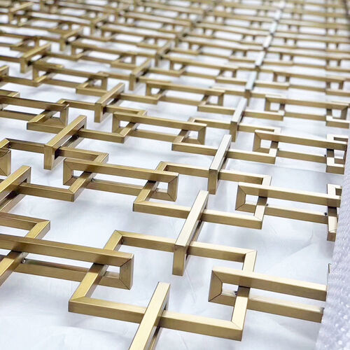 Ξενοδοχείο Σχέδιο Ατσάλινη Προσαρμοσμένη οθόνη ενισχύει τον τέλειο συνδυασμό της πολυτέλειας και της λειτουργικότητας