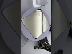 καθρέφτης φωτεινή σαμπάνια χρυσό ανοξείδωτο χάλυβα