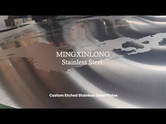 Εγγραμμένα χρωματικά φύλλα από ανοξείδωτο χάλυβα