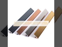 304 Προσαρμοσμένο Τριανταφυλλί Χρυσό Χάλκινο Χρώμα Δόνησης Βουρτσισμένο Φινίρισμα Επιφάνειας 316L Διακοσμητικό Πλακιδίων από Ανοξείδωτο Χάλυβα για Εσωτερική Διακόσμηση