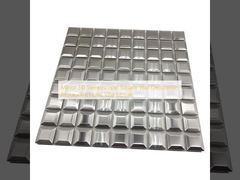 Καθρέφτης 3D Στερεοσκοπικός Τετράγωνος Διακόσμηση Τοίχου Εστιατόριο Ξενοδοχείο Βίλα Μωσαϊκό