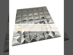 Χονδρικό αυτοκόλλητο τοίχου 3D καθρέφτη Τετράγωνο μωσαϊκό Αυτοκόλλητα διακοσμητικά πλακάκια για διακόσμηση εσωτερικού χώρου σπιτιού/KTV/Μπαρ