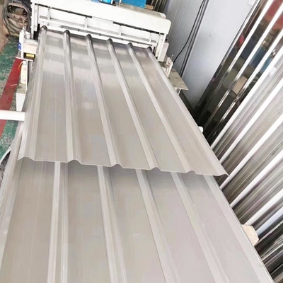 Ζαρωμένο ανοξείδωτο φύλλο SUS 304 για το υλικό κατασκευής σκεπής