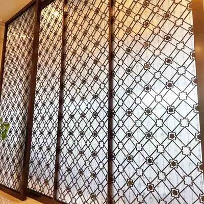 Καλή τιμή Ο σύγχρονος χρυσός 304 316 201 αυξήθηκε Hairline κομμένος λέιζερ κοίλος διαιρέτης δωματίων χωρισμάτων οθόνης μετάλλων ανοξείδωτου καθρεφτών χαλκού σε απευθείας σύνδεση