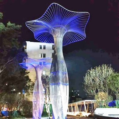 Καλή τιμή 316l ο κήπος μανιταριών μετάλλων διακοσμεί την αντιοξειδωτική διάρκεια γλυπτών σε απευθείας σύνδεση