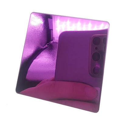 Καλή τιμή Έγχρωμο φύλλο από ανοξείδωτο χάλυβα 8K Ροζ Χρώμα για Εσωτερική Διακόσμηση Ξενοδοχείου KTV Επικάλυψη κατά των δακτυλικών αποτυπωμάτων σε απευθείας σύνδεση