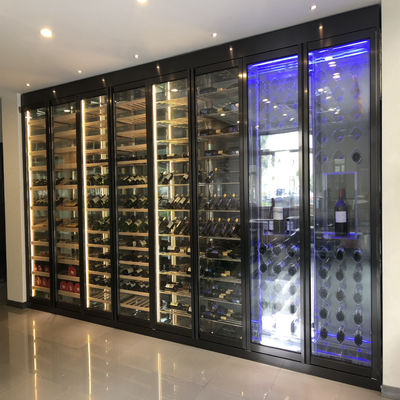 Καλή τιμή Καλύτερες πωλήσεις Wine Cellarred Wine Cabinetantique Wine Cabinet 100 Bottle With Glass Rack σε απευθείας σύνδεση