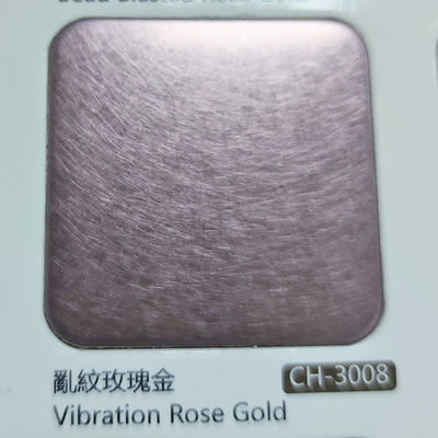 Καλή τιμή Τελεία δονήσεων Χρωματισμένο φύλλο από ανοξείδωτο χάλυβα PVD τιτάνιο σε απευθείας σύνδεση