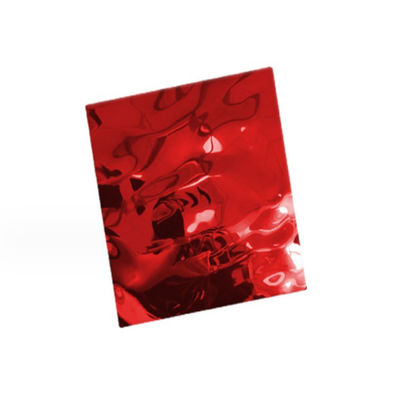 Καλή τιμή Χρωματιστά ταβάνι νερού κυματισμούς διακοσμητικό χαλύβδινο φύλλο 304 μεταλλικό τοίχωμα για το ξενοδοχείο KTV σε απευθείας σύνδεση