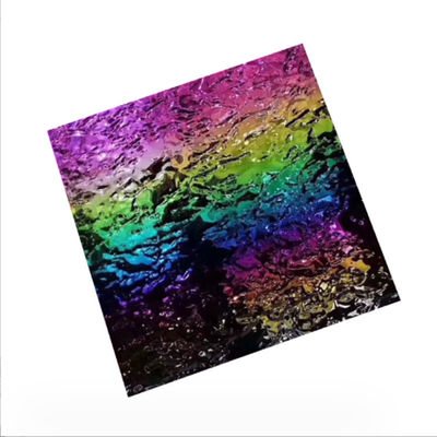 Καλή τιμή SUS 201 304 316 AFP Κρύο έλαση 4*8ft Χρωματιστή 8K καθρέφτης νερού κυματισμός Ατσάλι εκχυλισμένο φύλλο για το ταβάνι σε απευθείας σύνδεση