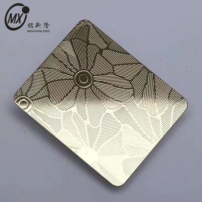 Καλή τιμή Προσαρμοσμένο χρώμα ξενοδοχείο βίλα υψηλού επιπέδου έργο χρώμα ανάγλυφη επιφάνεια πλακέτα από ανοξείδωτο χάλυβα σε απευθείας σύνδεση