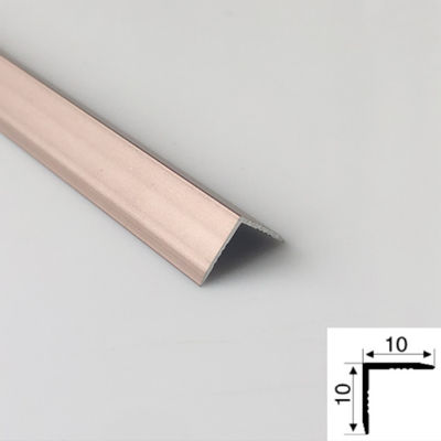 Καλή τιμή Champagne Gold Color Beadblasted 304 Stainless Steel Trim Strips For Tile Wall σε απευθείας σύνδεση