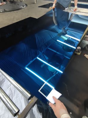 Καλή τιμή Ζαφείρι Ατσάλι Διακοσμητικό Πίνακα φύλλο Για το έργο ξενοδοχείου τοίχου σε απευθείας σύνδεση