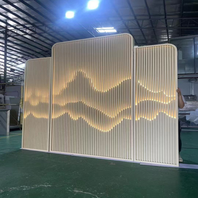 Customized Mountain Hill Brass Brown 304 Stainless Steel Screen For Entrance