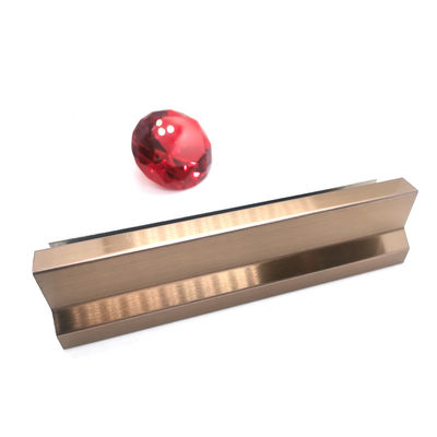 SUS ASTM Champagne-gold  Bronze Gray Stainless Steel Trim Strips For Hotel Construction Decoration