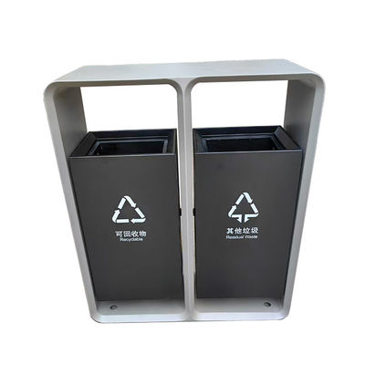 factory Eco-friendly 316L Stainless Steel Trash Bin In Seaside Beach