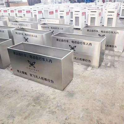 Καλή τιμή Πράσινα Υπαίθρια Ανοξείδωτα Ατσάλινα 316L Αλουμινένια Φυτώρια Για Έργα Δρόμων Πόλεων σε απευθείας σύνδεση