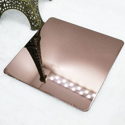 Καλή τιμή Καφετής 8K ανοξείδωτου DIN χρωματισμένος ο 316L καθρέφτης φύλλων τελειώνει σε απευθείας σύνδεση