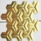 AISI που 201 λουτρό 304 αυξήθηκαν χρυσό Hairline κεραμιδιών μωσαϊκών γυάλισε τελειωμένος