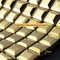 Μικρά κεραμίδια μωσαϊκών ανοξείδωτου κύβων χρυσά PVD για τη διακόσμηση 30.5x30.5cm τοίχων