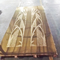 Χαραγμένο συνήθεια φύλλο ανοξείδωτου χρώματος καθρεφτών 8K χρυσό για τον ανελκυστήρα