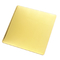 Ιαπωνικό χρυσό χρώμα καθρέφτη από ανοξείδωτο ατσάλι Super Mirror PVD επιμεταλλωμένο τιτάνιο Διακόσμηση μέταλλο