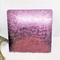 Ροζ χρωματισμένο φύλλο ενάντιο στη φθορά PVD BV ανοξείδωτου δόνησης μαργαριταριών