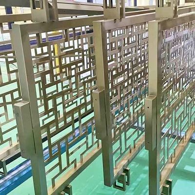 Καλή τιμή 800mm ανοξείδωτου οθόνης που μαύρο διαγώνιο Hairline συρόμενων πορτών χωρισμάτων διαιρεμένο δωμάτιο χαράσσει το χαλκό αποτυπώνουν σε ανάγλυφο σε απευθείας σύνδεση