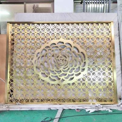 Καλή τιμή Αυξήθηκε χρυσή χαλκού μαύρη Hairline επιτροπή διαιρετών χωρισμάτων οθόνης ανοξείδωτου σχεδίου σχεδίων βουρτσών οριζόντια χρωματίζοντας σε απευθείας σύνδεση