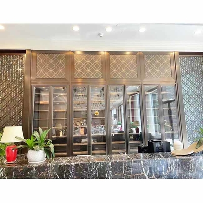 Ντουλάπι κρασιού από γυαλί οθόνης Guangdong και 304 από ανοξείδωτο χάλυβα