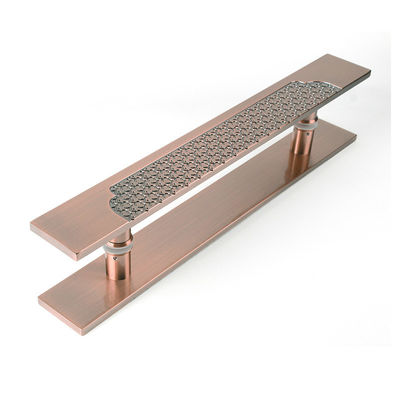 Καλή τιμή Παλαιό Hairline χαλκού αγάπης χάραξης λαβών πορτών κραμάτων αργιλίου συνήθειας τελειώνει σε απευθείας σύνδεση