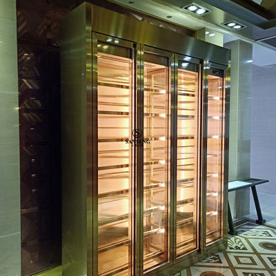 Καλή τιμή Απλή σχεδίαση Προσιτό ντουλάπι κρασιού από ανοξείδωτο χάλυβα για οικιακή χρήση σε απευθείας σύνδεση