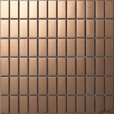 Καλή τιμή Champaign χρυσό τετραγωνικό μικτό κεραμίδια σχέδιο μωσαϊκών ανοξείδωτου για τη διακόσμηση καθιστικών σε απευθείας σύνδεση