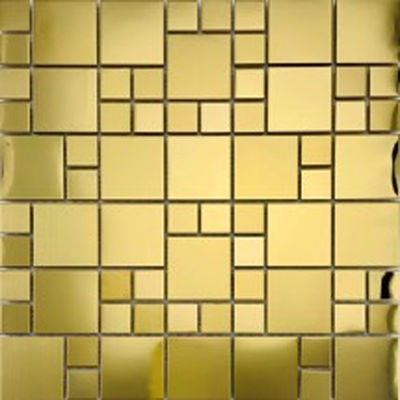 Καλή τιμή 48*48MM όμορφο μωσαϊκό μετάλλων ανοξείδωτου τετραγωνικό για τη διακόσμηση της τραπεζαρίας εγχώριων ξενοδοχείων σε απευθείας σύνδεση