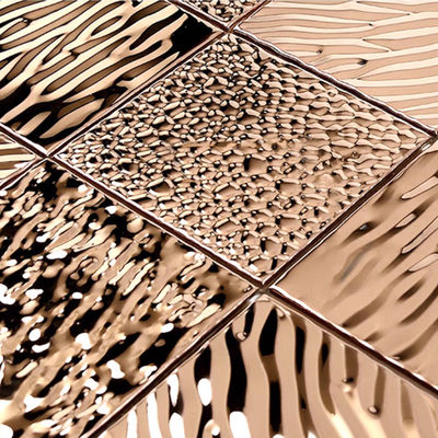 Καλή τιμή Εγχώρια διακόσμηση κεραμιδιών χαλικιών μωσαϊκών ανοξείδωτου γοητείας διαγώνια σε απευθείας σύνδεση