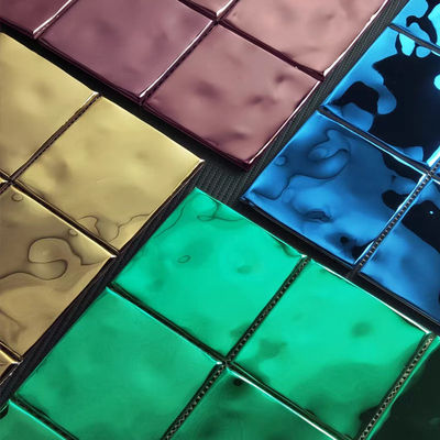 Καλή τιμή αυτοκόλλητη ετικέττα τοίχων μωσαϊκών κεραμιδιών ανοξείδωτου 430 304 για την κόλλα κουζινών σε απευθείας σύνδεση