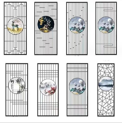 Καλή τιμή Προσαρμοσμένο τοίχωμα διαχωριστικό πάνελ χώρους διαχωρισμού σαλόνι τοπίο ζωγραφική μεταλλική οθόνη σε απευθείας σύνδεση