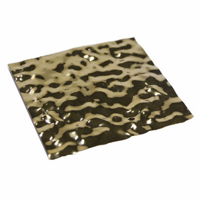 Καλή τιμή Ζεστή πώληση 4x8ft Ss 201 304 Pvd χρωματικό καθρέφτη 8k κύμα νερού ανοξείδωτο χάλυβα κυματισμένο φύλλο τοίχωμα πάνελ οροφή διακόσμηση σε απευθείας σύνδεση