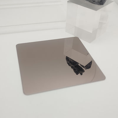 Καλή τιμή Επίπεδο καθρέφτη χρώματος καφέ από χαλύβδινο 304 σε απευθείας σύνδεση