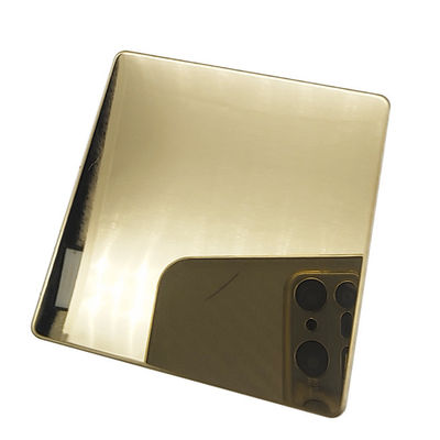 Καλή τιμή Εσωτερική διακόσμηση201 204 316 Υλικά διακόσμησης Σαμπάνια Χρυσόχρωμα καθρέφτη 8k φύλλα από ανοξείδωτο χάλυβα σε απευθείας σύνδεση