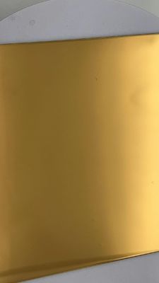 Καλή τιμή 8K κόκκινο χρυσό χρώμα φύλλο από ανοξείδωτο χάλυβα αντι δακτυλική εκτύπωση Εμπορικό κέντρο σε απευθείας σύνδεση