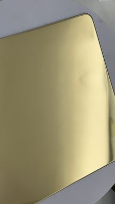 Καλή τιμή Μεταλλικό μη υφασμένο ύφασμα από ανοξείδωτο χρώμα χάλυβα Φούρνο PVD Σαμπάνια 4ft 8ft φύλλο σε απευθείας σύνδεση