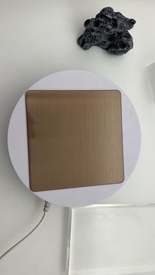 Καλή τιμή Σιδηρουργική γραμμή Χαλκός Χάλκινος χρώμα PVD Αρκεί πάχος Ατσάλι 8ft 10ft σε απευθείας σύνδεση