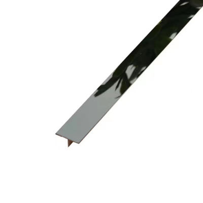 Black Gold Mirror 8K 304 Stainless Steel T Trim Strips For Wall Interior