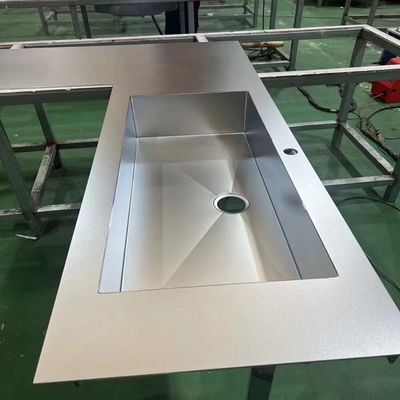 Καλή τιμή Εργοστάσιο 304 Hairline Brushed Embossed Beadblasting Ατσάλινα φύλλα για το γραφείο της κουζίνας σε απευθείας σύνδεση