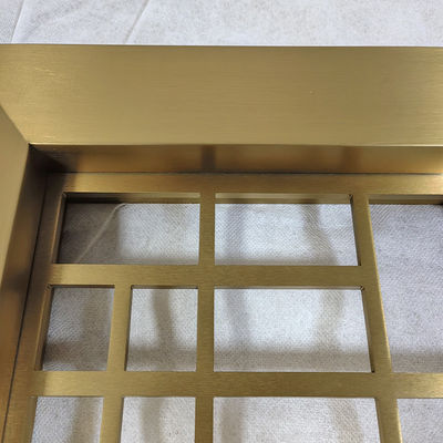 Καλή τιμή Σαμπάνια Χρυσό Λέιζερ Δίκτυο Διακοσμητική Σύγχρονη Ιδιωτικότητα Μεταλλική Εικόνα Διαχωρισμού & Διαχωριστικό Δωμάτιο σε απευθείας σύνδεση