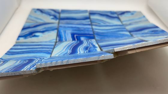 Καλή τιμή Χρυσό Μοζαϊκά από ανοξείδωτο χάλυβα Μοζαϊκά με σχήμα μεταλλικό πλακάκι για εσωτερικό τοίχο σε απευθείας σύνδεση