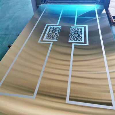 Καλή τιμή 8K χρώμα 304 ανοξείδωτο χάλυβα χαραγμένο φύλλο για εσωτερικό ντουλάπι σε απευθείας σύνδεση