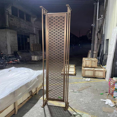 Καλή τιμή Προσαρμοσμένες διακοσμητικές οθόνες από ανοξείδωτο χάλυβα Πίνακες εξωτερικού εσωτερικού κήπου ξενοδοχείου Πίνακες οικιακού εξοπλισμού Πίνακα διαχωριστών μετάλλων με laser cut σε απευθείας σύνδεση