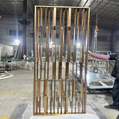 Καλή τιμή Έπιπλα από ανοξείδωτο χάλυβα Εστιατόριο σαλόνι Εστιατόριο κουζίνα Διαχωριστικό οθόνη από ανοξείδωτο χάλυβα σε απευθείας σύνδεση